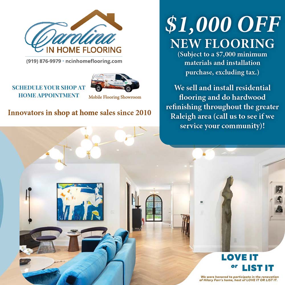 Offer for Carolina In Home Flooring