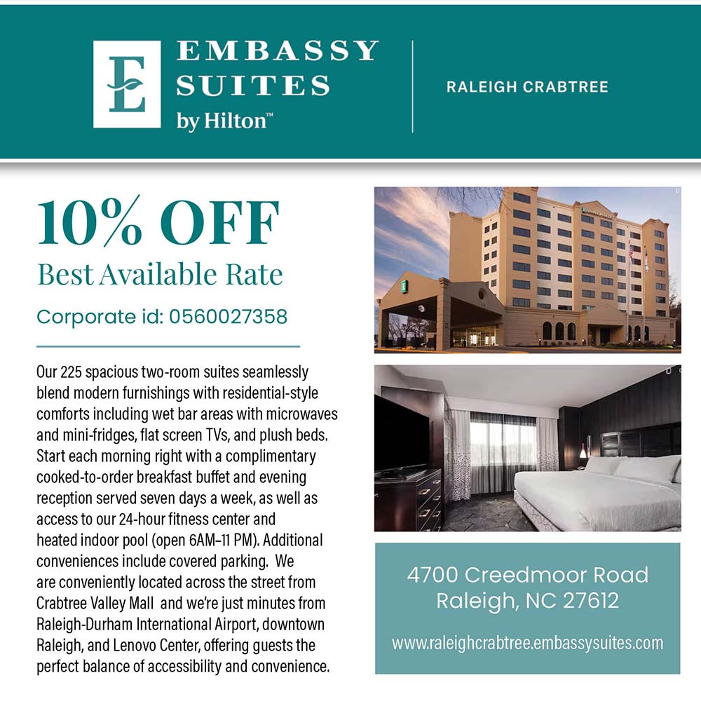 Image for Embassy Suites Raleigh Crabtree